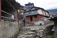 We continue through the village Ulleri (2020 m) to Banthanti.
