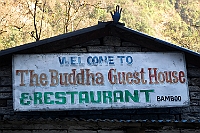 We spent the night at the Buddha Guest House in Bamboo (2310 m).