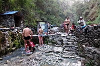 The hot springs at Jhinudanda.