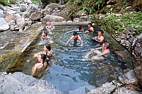 The water in the hot springs at Jhinudanda was about 35 degrees.