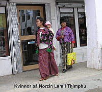 Main street Norzin Lam in Thimphu
