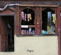 Shop in Paro