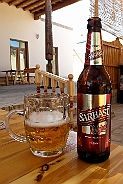 Local beer in Khiva and Uzbekistan.
