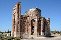 The Mausoleum of Tyurabek Khanum in Kunya Urgench.