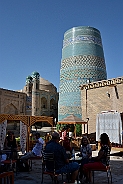 We make a coffee stop in Khiva.