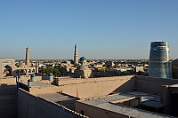 View of the old town of Khiva.