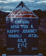 We begin our ride from Leh to Manali