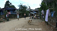  The road between Sam Soun and Pak Xeng and lunch break at Phou Sanam