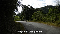  The road between Nong Khiew and Vieng Kham