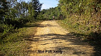  The road between Sam Soun and Pak Xeng