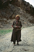 Old women in Zanskar Valley