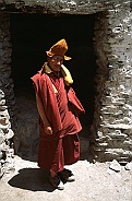 Monk in Karcha Gompa