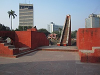 Jantar Mantar is an observatory from the early 1700's, Delhi 2013