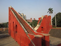 Samrat Yantar buildings at the Jantar Mantar observatory in Delhi 2013