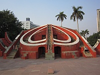 Misra Yantra building at the Jantar Mantar observatory in Delhi 2013