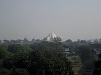 Lotus Temple or Bahaí House of Worship outside of Delhi 2013