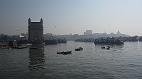 Early morning at the Gateway of India in Mumbai 2013