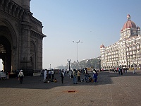 Gateway of India and Taj Mahal Hotel in Mumbai 2013