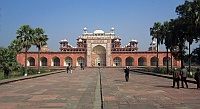 Mausoleum of Akbar's tomb at Sikandra outside Agra 2013