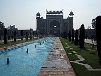 Main entrance seen from Taj Mahal, Agra 2013