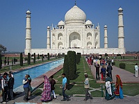 Taj Mahaln i Agra 2013