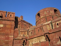 Agra Fort, built of red sandstone, Agra 2013