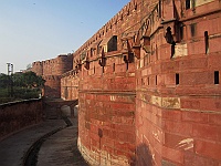 Agra Fort built by Akbar the Great in 1558 to 1573, Agra 2013