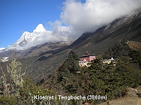 The monastery of Tengboche (3860m)