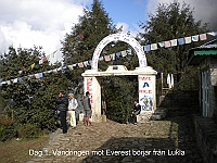 Day 1. The trekk to Everest start from Lukla