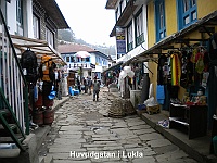 The main street in Lukla (2840m)