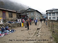 Day 12. Trek to Lukla (2840m)