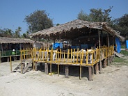 Antonio's Cafe, one of the beach shacks at Bollywood Hotel in Colva