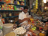 Spice sellers on the market in Margao