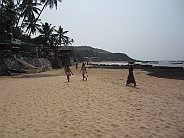 The beach at Anjuna