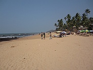 The beach at Anjuna