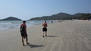Tommy and Peter on Palolem beach