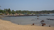 The beach south of Palolem beach