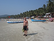 Peter on Palolem beach