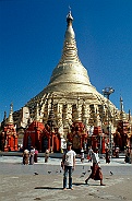 Shwedagon Pagoda, Rangoon, Burma 1985