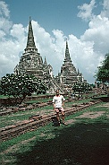 Wat Phra Sri Sanphet, Ayutthoya, Thailand 1997