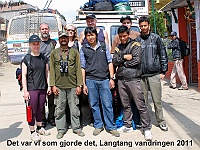 It was we who did it, Langtang trekk 2011
