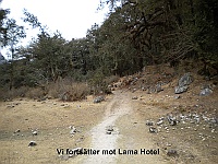 We continue to Lama Hotel