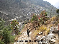 We continues our trekking and we can see Thulo Bharkhu