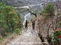 We continues our trekking to Thulo Bharkhu