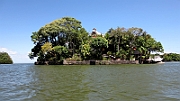 One of the inhabited islands in the archipelago in Lake Nicaragua.
