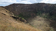 An extinct volcano next to the active Masaya volcano.