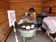 Here are baked tortillas on the market.