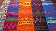 Textiles from the market in Antiqua.