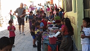 Candy sales outside the school in Santa Catarina Palopo.
