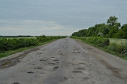 These wonderful roads in Ukraine.